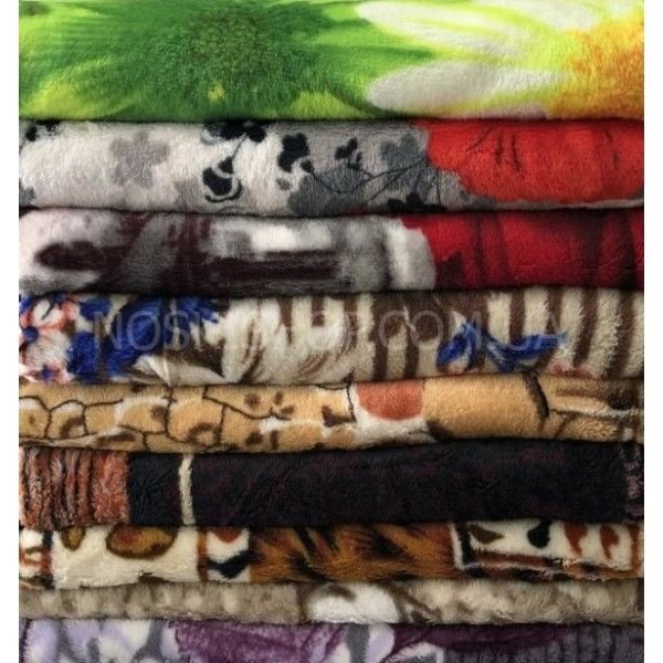 Плед "Цукерка" 0133 -євро-мікрофібра-травка -мікс -(без вибору кольору)