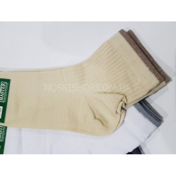 Шкарпетки Житомир "Мaster" 620 стрейч /cotton чоловічі "Рапорт" р. 25-27, 27-29 -(випадкове асорті) -уп. 12 шт