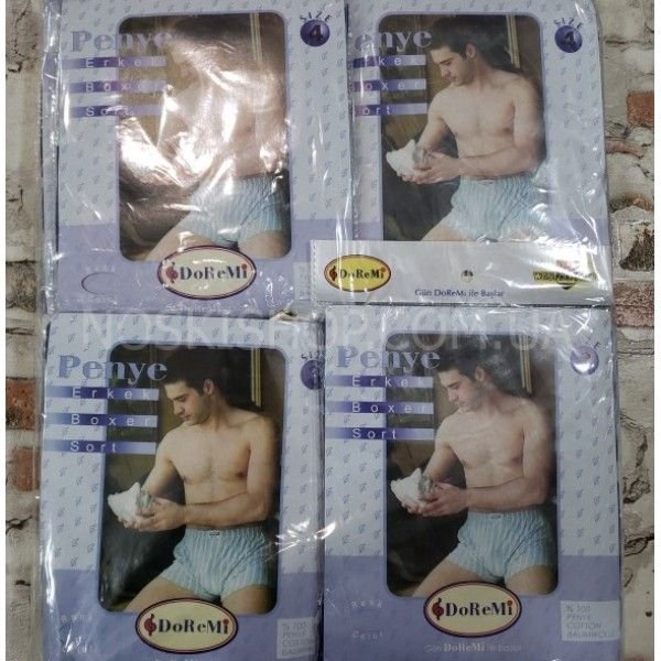 Сімейні труси чоловічі "ДОРЕМІ" 567-п батал бавовняні з ґудзиками, р. 5, 6, 7 -(52, 54, 56) -випадковий мікс забарвлень -(уп. 12 шт)