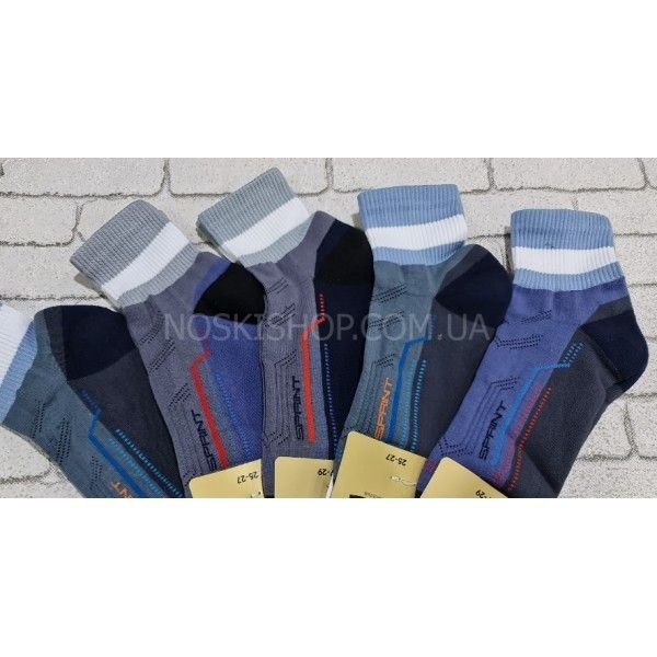 Шкарпетки Житомир "Master" 3020-1 безшовні напівмахрові /з махровою стопою чоловічі, р. 27-29 -(асорті -комбіновані з широкою в смужку резинкою +sprint-махрова підошва)