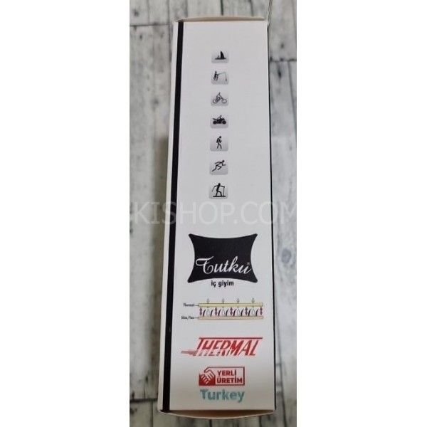 Термолосини в коробці Турція "Tutku" 0128-1 кальсони чоловічі р. M-(44-46)  -(чорні /лосини)