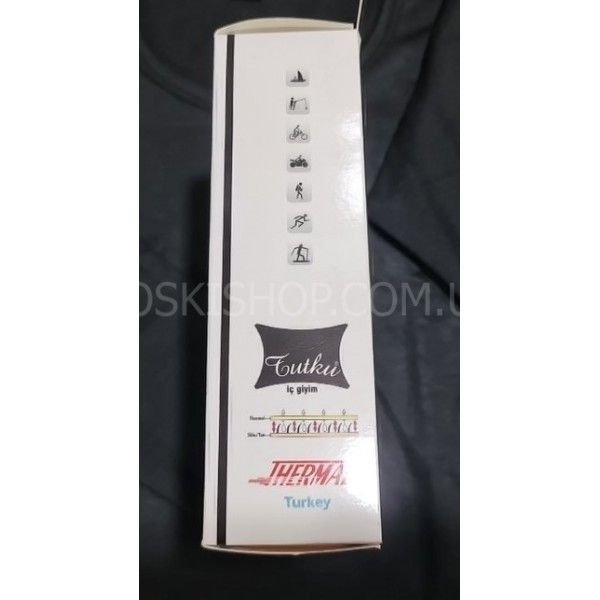 Термокофта в коробці Турція "TUTKU" 0128-2к кофта чоловіча р. M-(44-46) -(чорна /кофта)