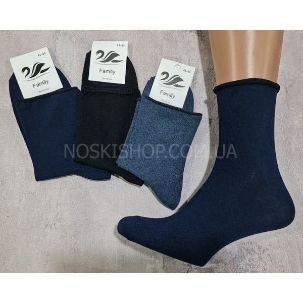 Шкарпетки Житомир "Limerence" 152-0 стрейч чоловічі "Без резинки", р. 41-45 -асорті -(Б/р -однотонні із закрученим верхом /чол. -стрейч) -уп. 12 шт