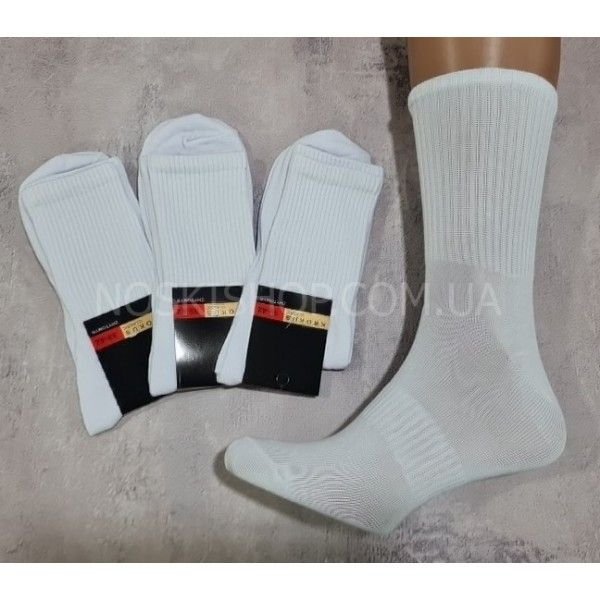 Шкарпетки Житомир "Krokus" 177-2 cotton-стрейч чоловічі "Теніс" р. 39-42, 42-45 -(Білі -однотонні -Тенніс -чол.)