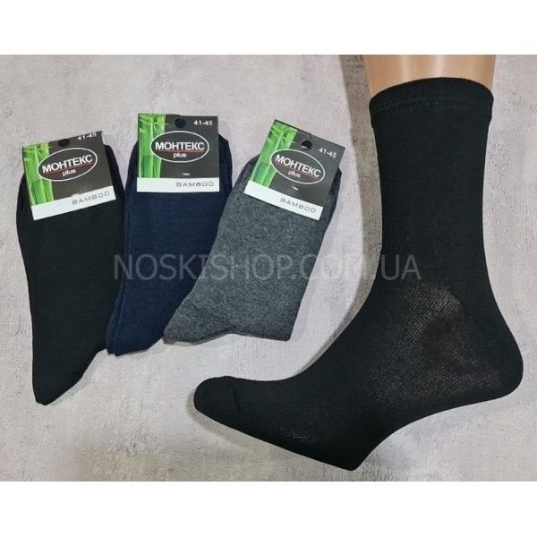 Шкарпетки "Дукат-МОНТЕКС plus bamboo" С403-1 стрейч "класика" чоловічі -(зелено-чорна етикетка) р. 41-45 -(асорті -стрейч)