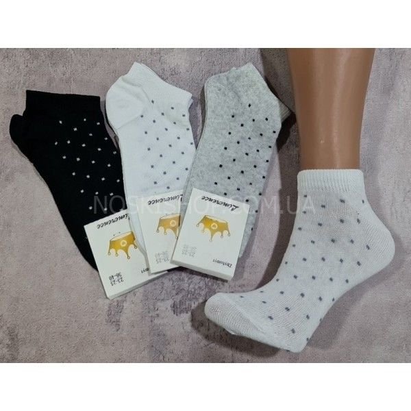 Шкарпетки житомир "LIMERENCE" 400-24 стрейч жін. (короткі) р. 36-40 -асорті -(дрібний горошок на сірому/білому/чорному -короткі -стрейч)