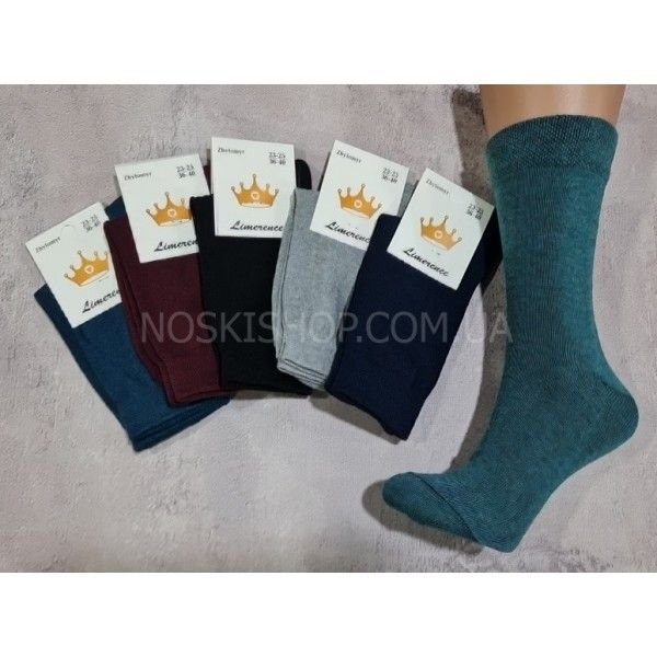 Шкарпетки житомир "LIMERENCE" 412-44 стрейч жіночі (високі) р. 36-40 -асорті -(однотонні /кольорові -високі -стрейч)