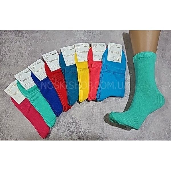 Шкарпетки Житомир "Master" 195-3 бавовна-стрейч жіночі ("еліт/фою" -середні -яскраві) р. 23-25 -випадкове асорті -уп. 12 шт