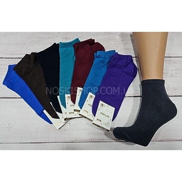 Шкарпетки Житомир "Master" 180-4 бавовна-стрейч жіночі ("еліт"-укорочені /темні) р. 23-25 -випадкове асорті -уп. 12 шт