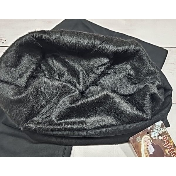 Лосини "JUJUBE" 936-W безшовні з бавовняним верхом на хутрі +широкий пояс, р. L/5xl-(46-50) -(Графітовий меланж)