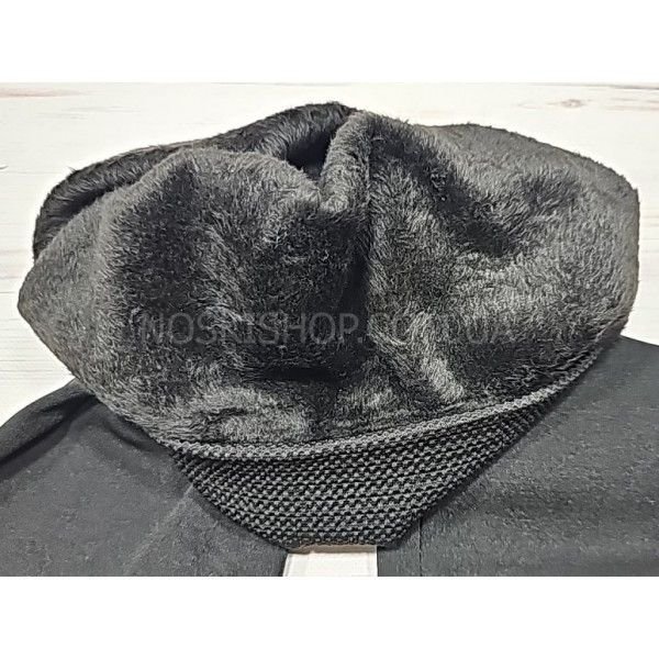 Лосини "Ластівка" а-141 термо безшовні на товстому хутрі + вовна, верх на широкому поясі, р. 3xl/8xl-(50-54) -(чорні)