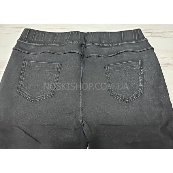 Джеггінси "ЛАСТОЧКА" 4074-2-О джинси-стрейч на хутрі, р. 7xl-(52-54) -(чорні)