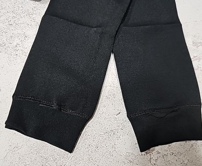 Лосини "ОМСА" 9998-1 на хутрі +низ на манжеті (рожева етикетка), р. II-III-IV -(44-48 /1 шов) -(чорні) -уп. 1 шт.