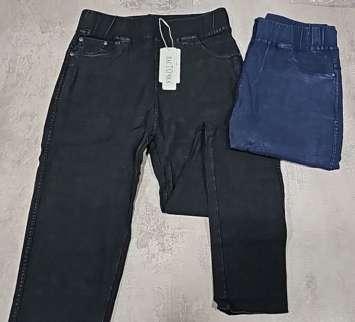 Джеггінси "ЛАСТОЧКА" 4032-5 джинси стрейч +спереду та ззаду кишені, р. 3XL-(48-50), 4XL-(50-52), 5XL-(52-54) -уп. 1 шт