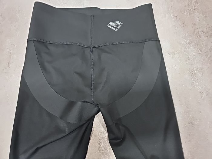 Лосини "Ластівка" А-704-2/2 демі гладкі з коригуючими тейпами, з широким поясом утяжкою +з підтяжкою живота та сідниць, р. 2XL-(48-52) -(чорні)