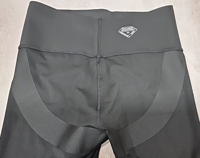 Лосини "Ластівка" А-704-2/2 демі гладкі з коригуючими тейпами, з широким поясом утяжкою +з підтяжкою живота та сідниць, р. 2XL-(48-52) -(чорні)