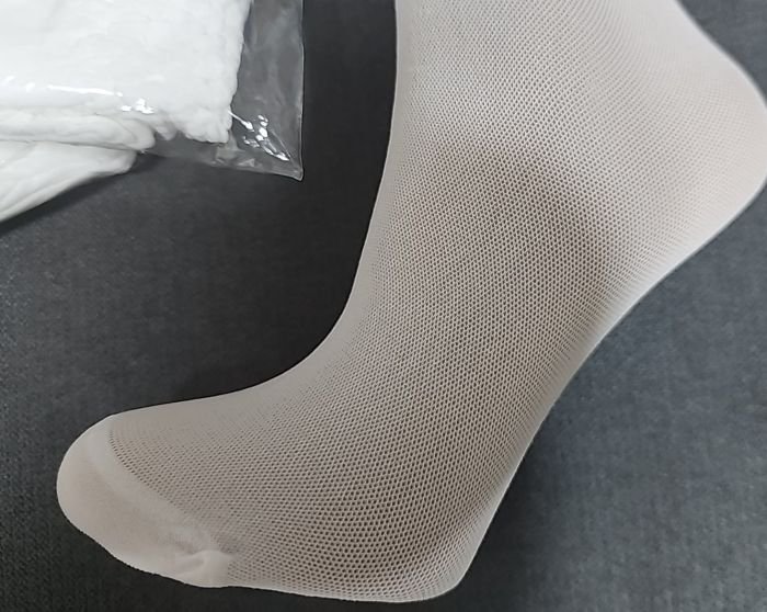 Гольфи дитячі /підліткові "Пора в школу" арт. 0088-2 капронові "Мікросіточка" -(гольфи -білі в сіточку з рюшею-в уп- 1 пара)