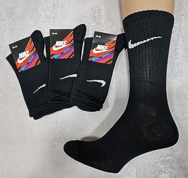 Шкарпетки "Спорт" ТГ-110-64 стрейч чоловічі /Теніс, р. 40-45 -(чорні -Теніс чол.) -уп. 12 шт