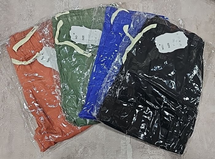 Бриджі / капрі "BLACK CYCLONE" WТ-7002 льон /cottton з кишенями з боків, р. L/XL-(46-48), 2XL/3XL-(48-50), 4XL/5XL-(50-52) -(уп. 1 шт /бриджі)