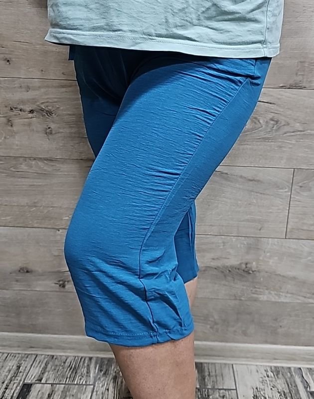 Бриджі /капрі "KENALIN" 781-О з легкої тканини вільного крою, довжина середина коліна, р. 4XL/5XL-(46-48), 5XL/6XL-(48-50)