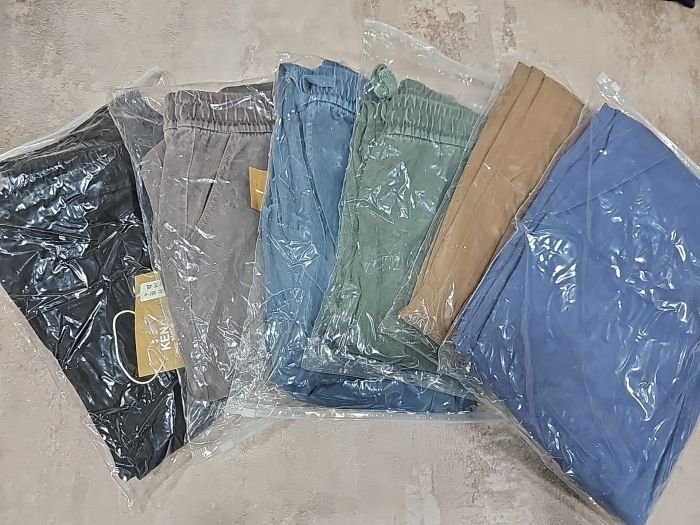 Джегінси "KENALIN" 561-6 стрейч-котон, пояс на резинці +низ на кулісці +спереду та ззаду кишені, р. 4XL-(48-50),5XL-(50-52), 6XL-(52-54), 7XL-(54-56)