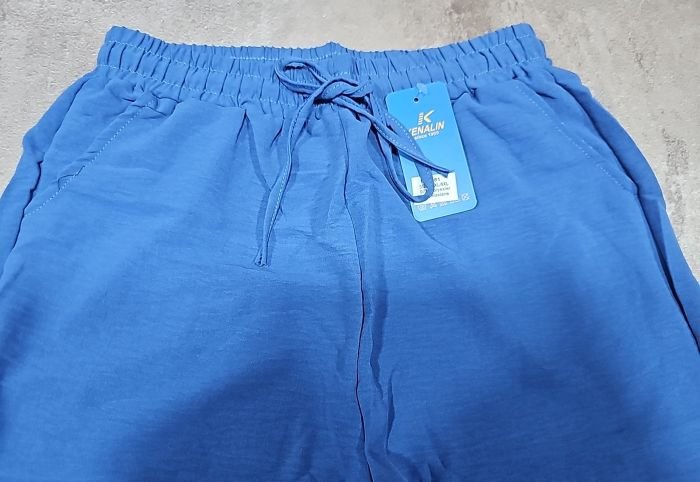 Бриджі /капрі "KENALIN" 781-О з легкої тканини вільного крою, довжина середина коліна, р. 4XL/5XL-(46-48), 5XL/6XL-(48-50)