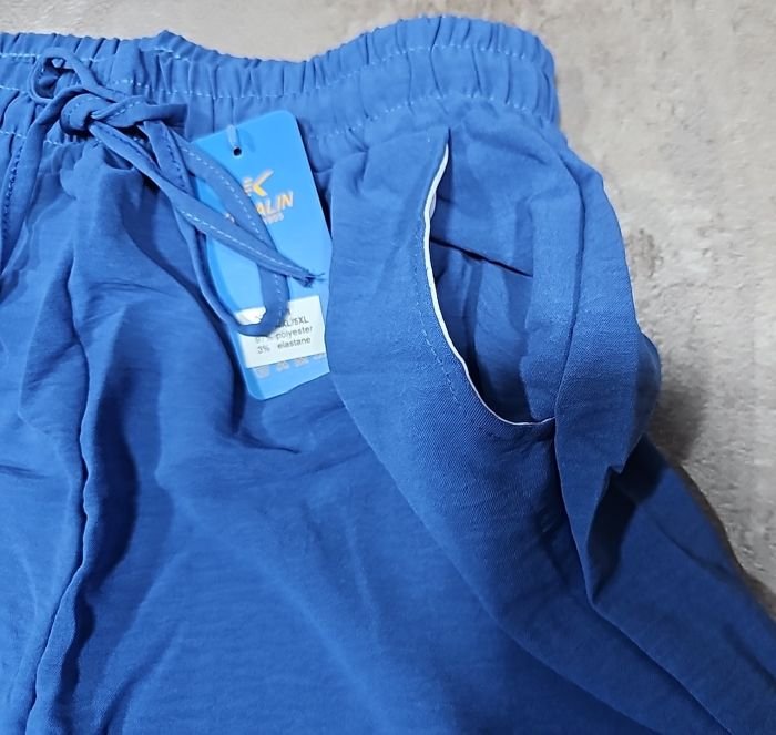 Бриджі /капрі "KENALIN" 781-О з легкої тканини вільного крою, довжина середина коліна, р. 4XL/5XL-(46-48), 5XL/6XL-(48-50)