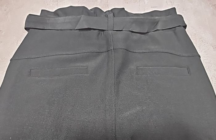 Лосини брючні "Золото" 790-5 верх на резинці +спереду кишені, р. 2XL-(42-46) -(чорні)