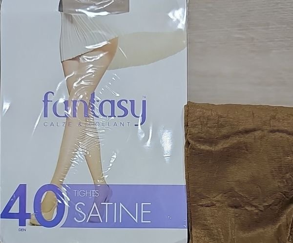 Колготки капронові fantasy "SATINE" 40 ден з шортиками, р. 2, 3, 4, 5 -(бронза)