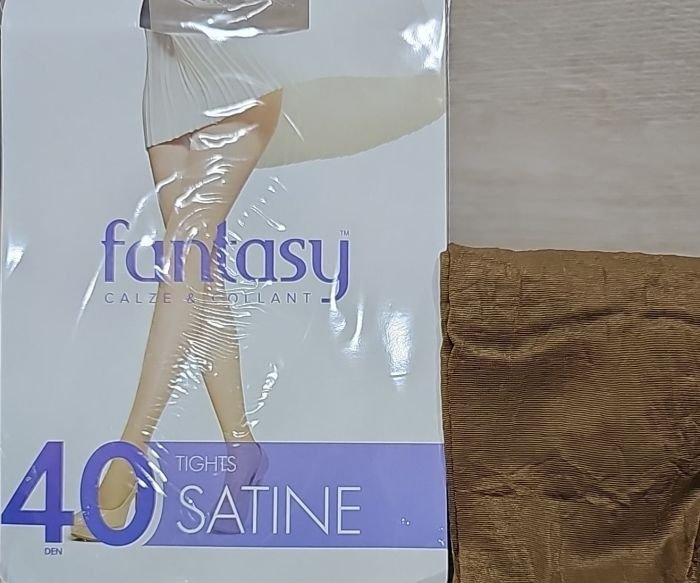Колготки капронові fantasy "SATINE" 40 ден з шортиками, р. 2, 3, 4, 5 -(бронза)
