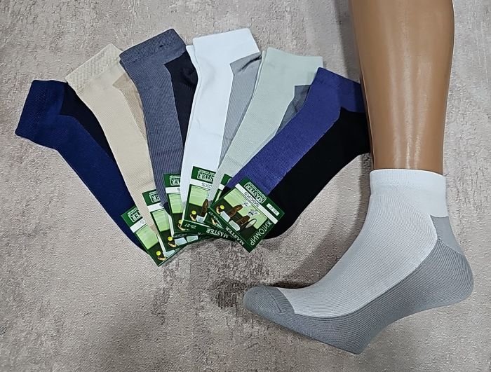 Шкарпетки Житомир "Мaster" 517-70 стрейч /cotton чоловічі, р. 25-27, 27-29 -(мікс -комбіновані /"двокольорові половинки"– чол.) -уп 12 шт