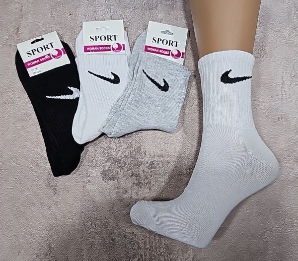 Шкарпетки "SPORT значок" 701-М-12 стрейч універсальні, р. 36-40 -асорті -(уп. 12 шт)