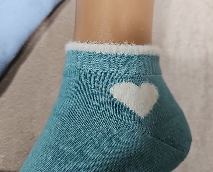 Шкарпетки "Nice" 500-S-COT махрові котонові жіночі, р. 36-40 -асорті -(Махра -укорочені /однотонні -кольорові +на гумці обідок з норки +збоку біле серце) -уп. 10 шт