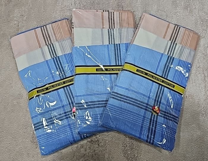 Носова хустка чоловіча 447 cotton р. 36*36 -уп. 10 шт -(випадкове асорті в упаковці -без вибору забарвлення!)