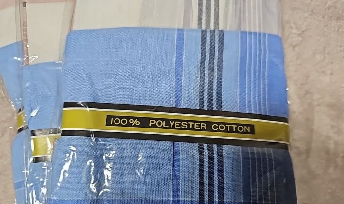 Носова хустка чоловіча 447 cotton р. 36*36 -уп. 10 шт -(випадкове асорті в упаковці -без вибору забарвлення!)