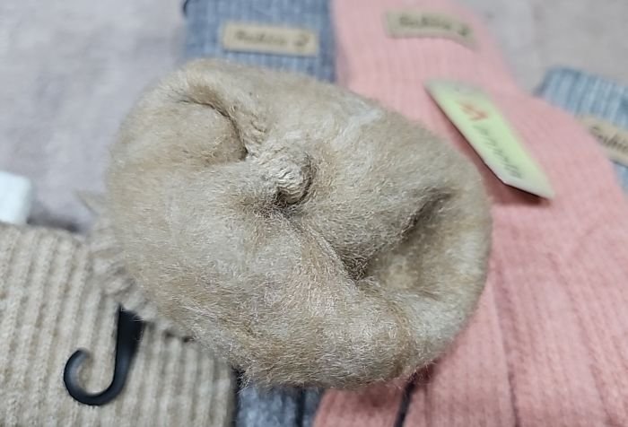 Рукавички жіночі "Anjela" 1117 з начосом +з пальцем для сенсорного екрану, асорті -(кольоровий мікс /однотонні в рубчик +на манжеті емблема) -уп. 12 шт.