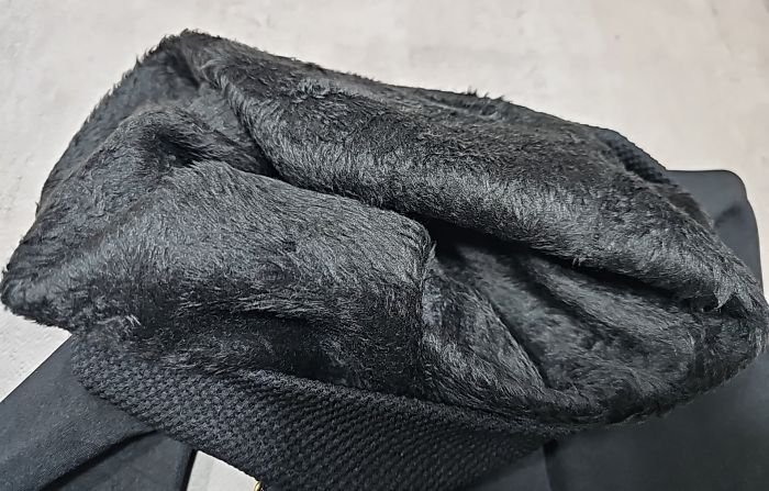 Лосини "Ластівка" А-140 термо безшовні на товстому хутрі + вовна, верх на вузькому поясі, р. 3хl/8xl-(50-54) -(чорні)