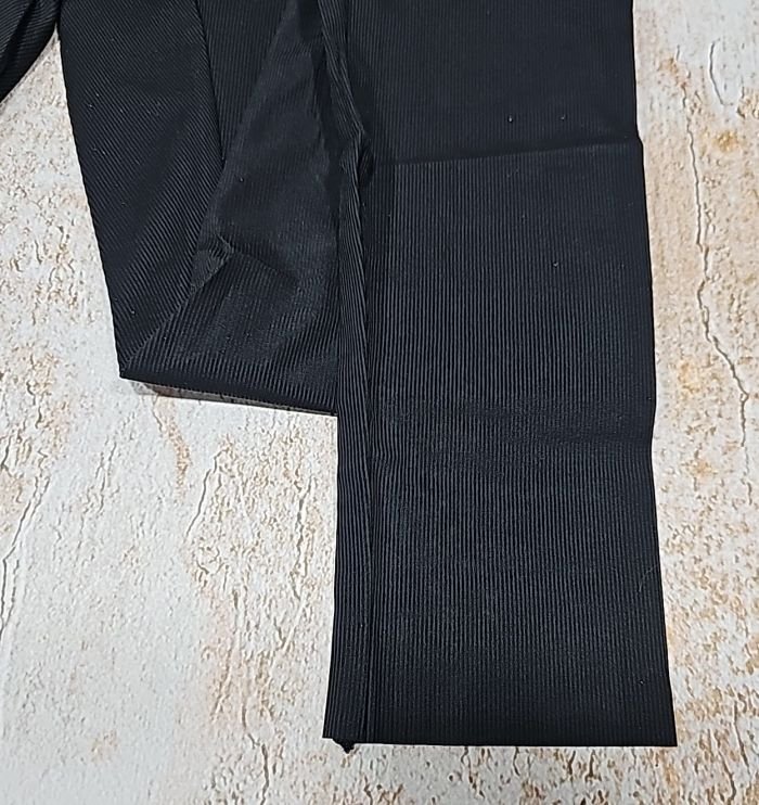 Лосини "Ластівка" А-735-1 демі з еластичної тканини в рубчик +з широким поясом утяжкою та високою талією, р. 2XL-(46-50), 3XL-(48-52), 4XL-(50-54), 5XL-(52-56) -(чорні)