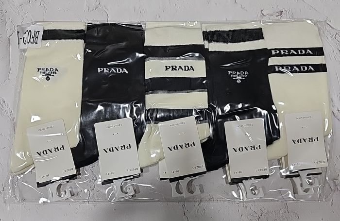 Шкарпетки "Корона / PR..A" ВF-023-1 стрейч /cotton жіночі, р. 36-41 -асорті -(Високі/ Чорно-молочні+смужки+однотонні з написами PR..A) -уп. 10 шт