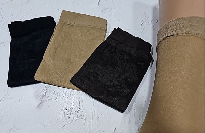 Шкарпетки Fantasy "САТИН" №010/ 40 ден капронові з лайкрою -уп.10 пар -(чорні, тілесні, мокко)