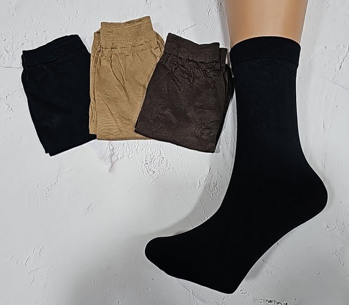 Шкарпетки Fantasy "МІКРОФІБРА" №013/ 60 ден капронові -уп.10 пар -(чорні, мокко)