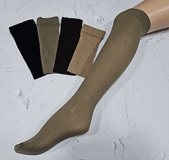 Гольфи Fantasy "Рубчик" Г-0032 /50ден -капронові -уп.10 пар -(чорні, тілесні, шаде, мокко)