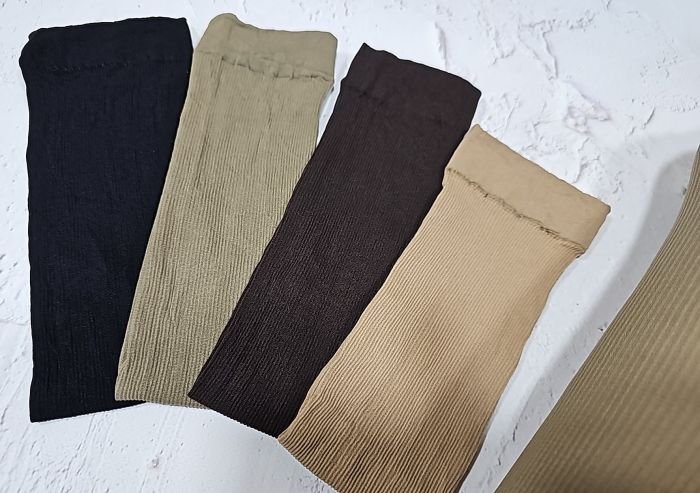 Гольфи Fantasy "Рубчик" Г-0032 /50ден -капронові -уп.10 пар -(чорні, тілесні, шаде, мокко)