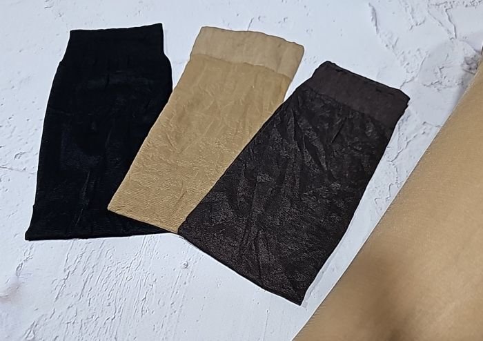 Гольфи Fantasy "САТИН" Г-0031 /40 ден капронові з лайкрою -уп.10 пар -(чорні, тілесні, мокко)