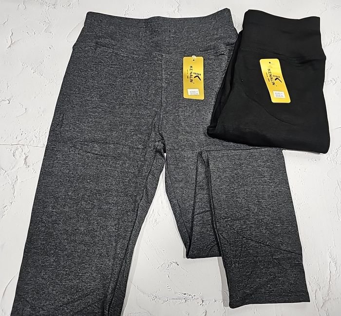 Лосини "KENALIN" 9633-11 із щільного бавовняного трикотажу (не просвічуються), з широким поясом, р. 2ХL/3ХL-(50-54), 3ХL/4ХL-(52-56), 4ХL/5ХL-(54-58) -(сірі, чорні)