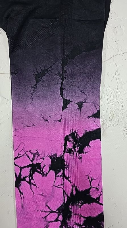 Лосини "Король" 7115 безшовні мармурові в стилі тай дай градієнт +з ефектом пуш-ап (Push-up) , р. M-4XL -(44-50) -(БЕЗ ВИБОРУ КОЛЬОРУ!!!)