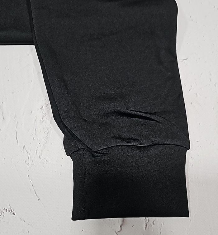 Прогулянкові штани "Kenalin" 9670-7 низ на широкому манжеті +з боків накладні кишені одна з яких у камінчиках, р. 2XL/3XL-(46-50) -(чорні)