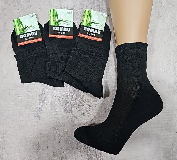 Шкарпетки "Житомир Преміум" 209-1 стрейч з прозорим верхом жіночі "Наречена", р. 23-25 -(чорні /наречена) -уп. 12 шт