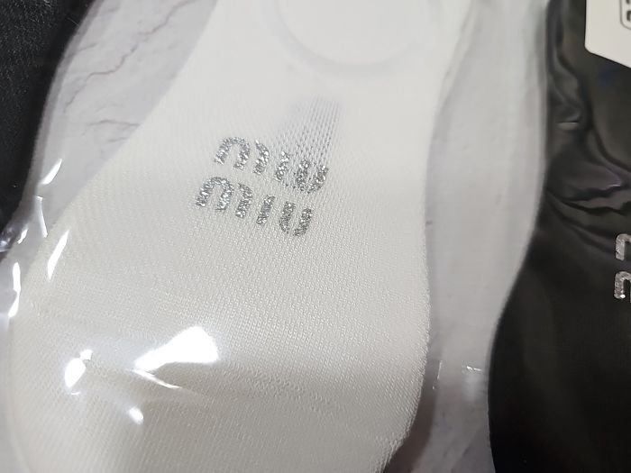 Шкарпетки-сліди "Корона /miu.." ВF-052-1 сітка із силіконом на п'яті жіночі, р. 36-41 -асорті -(Сіточка /чорні та білі +спереду сріблястий напис miu...) -уп. 10 шт