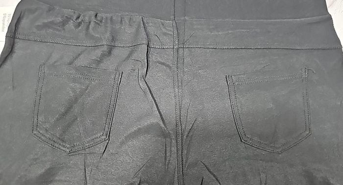 Лосини брючні "Золото" А-739-1 спереду і ззаду кишені, р. 10XL-(56), 11XL-(58) -(Чорні)